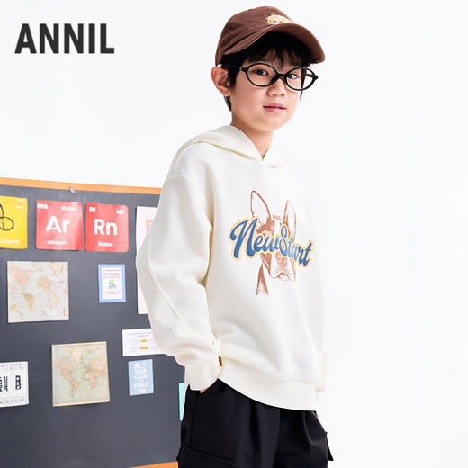 【实体店同款】男童带帽长袖卫衣秋季新款安奈儿童装AB531122 商品图2