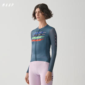 MAAP 女士 Evade X Pro Air LS Jersey 3.0 制服蓝 长袖骑行服