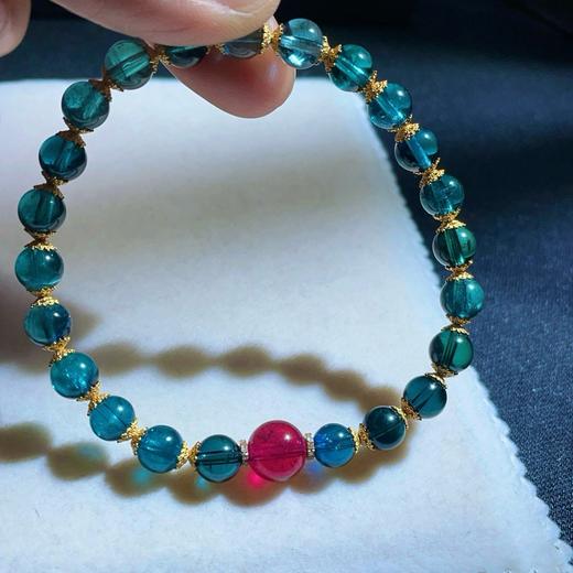 6mm单圈蓝碧玺手串 商品图8