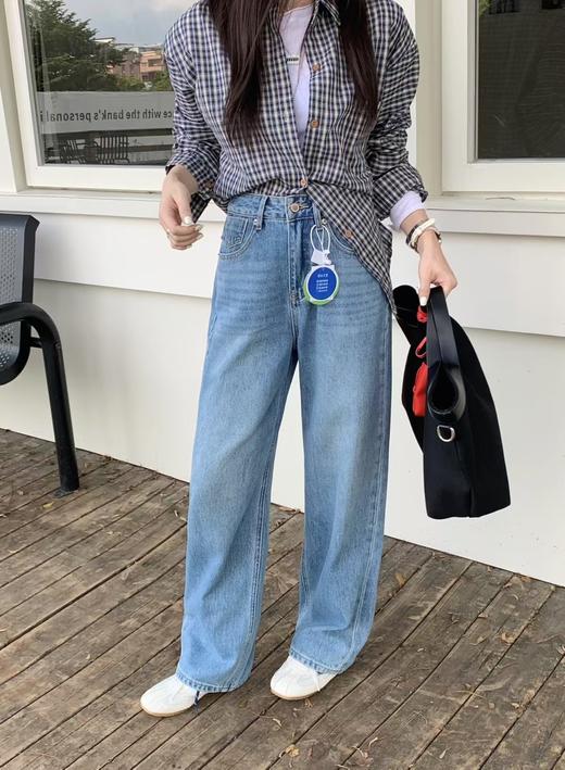 2025最新款秋季牛仔裤！无弹饺子裤！显瘦秋款牛仔裤！ 商品图3