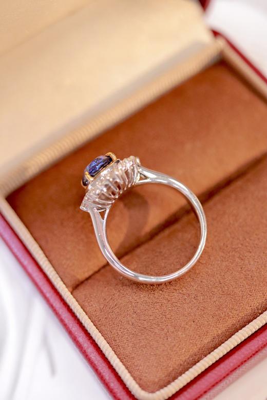 2.45ct刻面蓝宝石戒指 商品图7