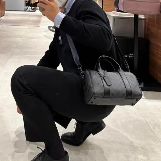 马车 经典标志帆布纹GOTHAM 24号行李包波士顿枕头包 特惠 Z-15549 商品图7