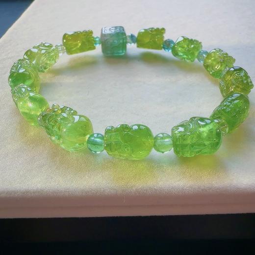 单圈貔貅绿碧玺手串 商品图5