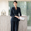 IWY/藏青色气质干练西装套装女正式场合接待销售职业装总裁正装WCP093 商品缩略图5