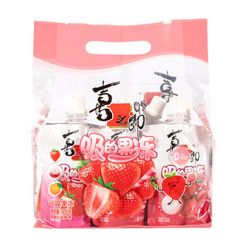 喜之郎 吸的可吸果冻100g*6支 什锦口味 儿童零食 休闲零食 下午茶 /休闲食品 /果冻/布丁 /果冻 商品图5