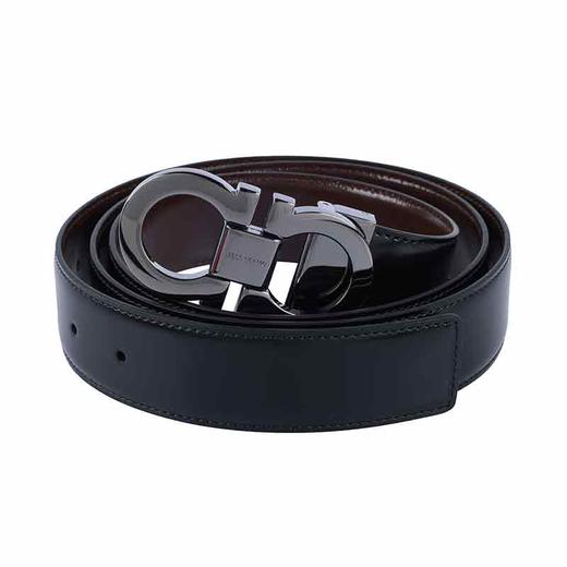 【新品到仓超惠秒】Salvatore Ferragamo 菲拉格慕 男士经典马蹄扣真皮腰带 12414 商品图2