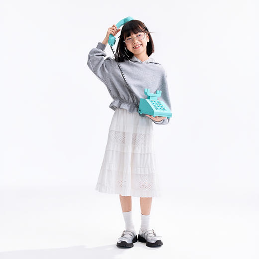 【实体店同款】女童带帽卫衣秋季新款安奈儿童装AG531305 商品图3