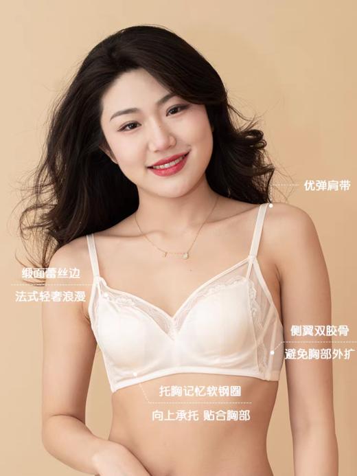 专柜定制高奢桑蚕丝内里❗【缎面复古蕾丝内衣】真的是跟夏天适配度拉满❗ 商品图12