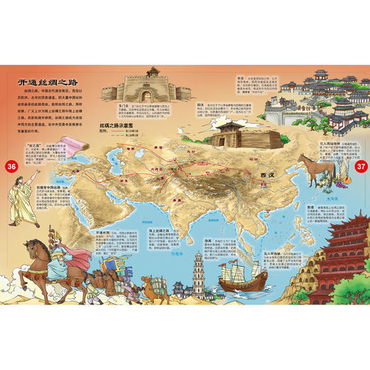《世界历史地图绘本》(精装） 商品图8