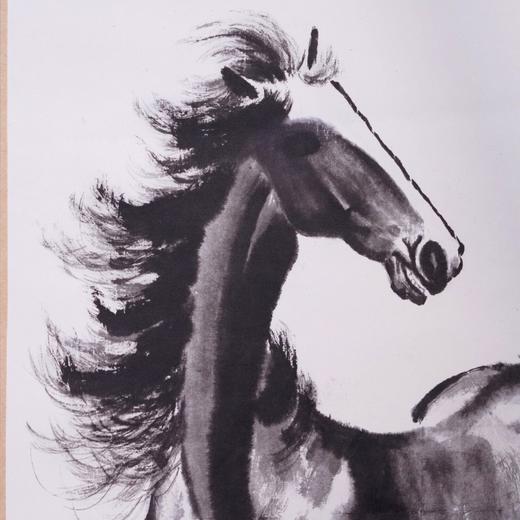 徐悲鸿 《立马图》炫彩钞艺画，采用 “纸黄金” 之称的钞券纸为载体，将防伪工艺与艺术复刻完美融合，让这件作品兼具艺术性与权威性 商品图12