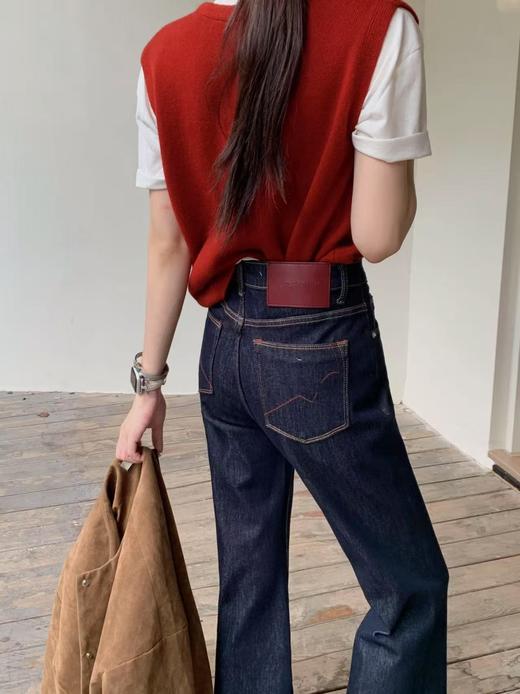 2025秋季新款微喇裤！巨显瘦
设计感复古蓝微喇牛仔裤！ 商品图3