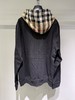 男款拉链格纹帽外套007 商品缩略图1
