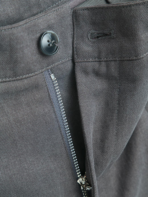 早秋必备神裤！深灰直筒阔腿裤，简约百搭不挑人 商品图2