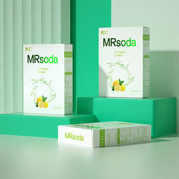 名仁苏打泡腾片无糖弱碱性柠檬味1.2克*24片/盒 /水饮冲调 /饮料 /苏打水 商品图1