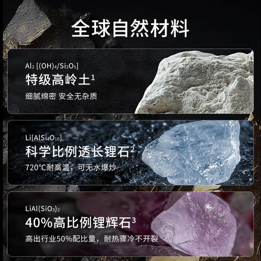 Velosan温仑山鹅卵石砂锅煲汤锅煎药砂锅燃气灶炖锅耐高温汤锅白境玫瑰4.5L-VE068 商品图4