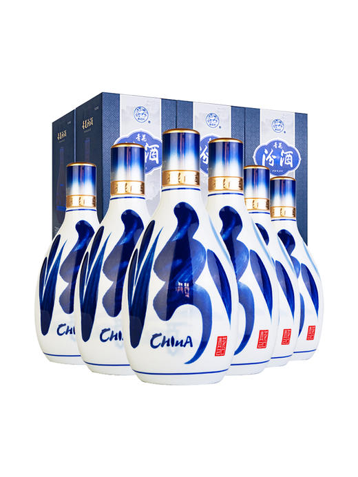 山西杏花村汾酒 42度青花20汾酒500ml6瓶整箱装清香型国产白酒 商品图1