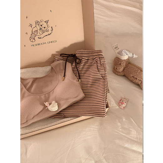 金蘑菇菇 温暖底色纯欲打底 / 自带bra 瞬间穿出韩漫身材耶！ 商品图6