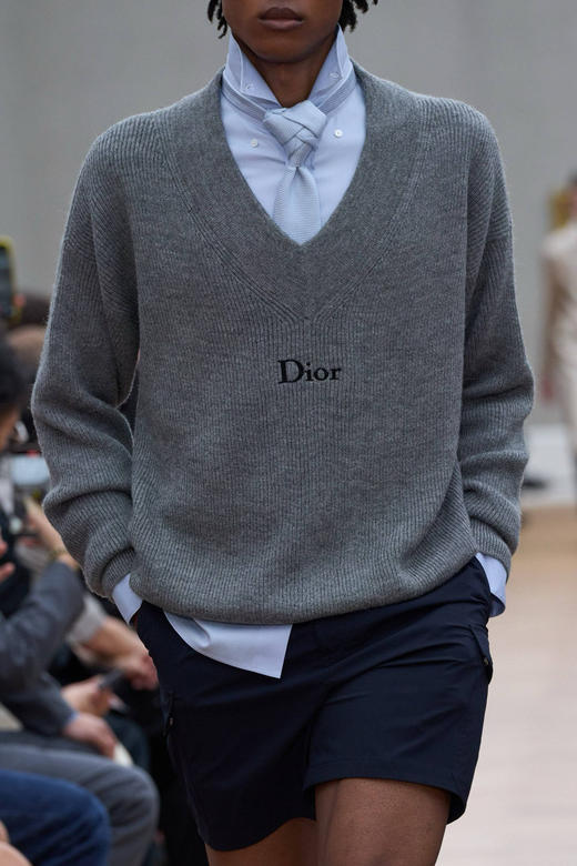 中性款V领羊毛针织衫毛衣010 商品图2