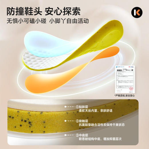 卡特兔宝宝学步鞋2025秋季宝宝鞋子防滑透气婴儿鞋幼儿园小白鞋 商品图3