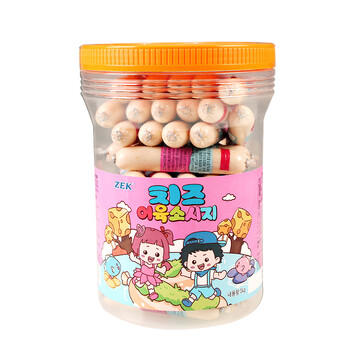 Zek深海芝士鳕鱼肠儿童休闲零食 鱼肉火腿肠 早餐即食50根1000g /休闲食品 /海味零食 /鱼零食 商品图6