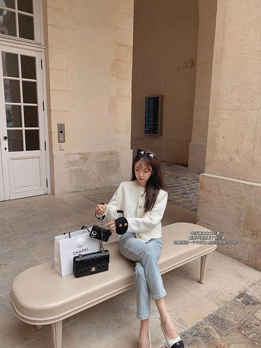 金蘑菇菇 奥斯汀手工坊/白金小香套组 早秋英式精致感时尚套装 商品图7