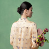【林栖设计小店】生活在左真丝蝴蝶衬衫印花2025新中式秋季新款上衣女1953083 商品缩略图4