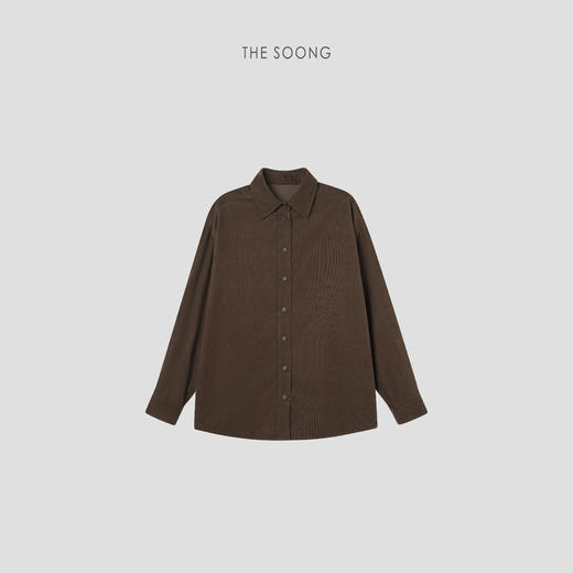 THESOONG|"典雅韵味"纯棉亲肤柔软松弛感polo领外套HWCS7535 商品图5