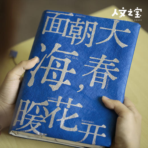 【人文之宝】海子系列·杜邦纸书衣（面朝大海） 商品图1