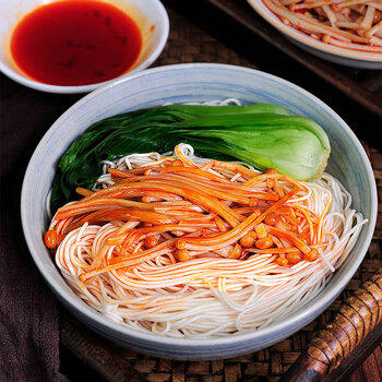 金大州 香辣红油金针菇 35g*20 休闲办公室零食素食小吃下饭菜 /休闲食品 /豆干/素食零食 /卤味蔬菜零食 商品图2