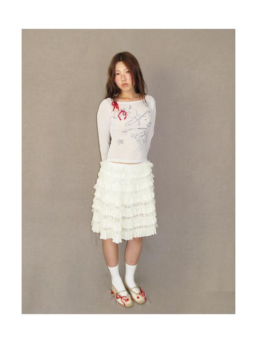 Kaiy Xiao 早秋系列 蝴蝶结串珠 星月双兔长袖 商品图2