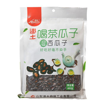 沙土喝茶湿西瓜子400g/袋 五香味坚果炒货京东自营年货办公休闲小零食 /休闲食品 /坚果炒货 /西瓜子 商品图1