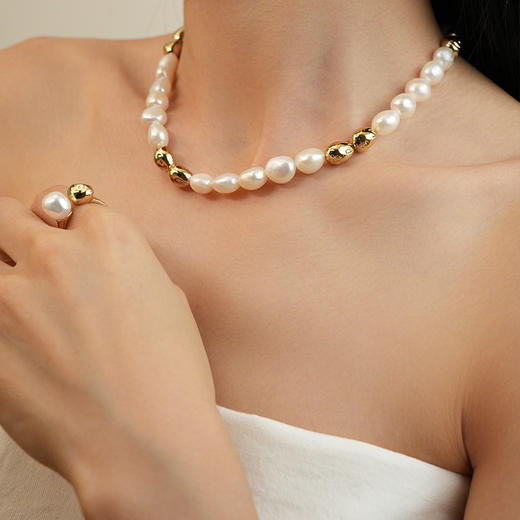 【吴昕&刘忻同款】Garden of Eden 伊甸园系列 | 伊甸园果实珍珠项链 商品图4