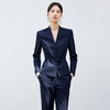 IWY/高级感藏青色西装套装女秋冬干练修身售楼部销售接待职业装25CP8120 商品缩略图3