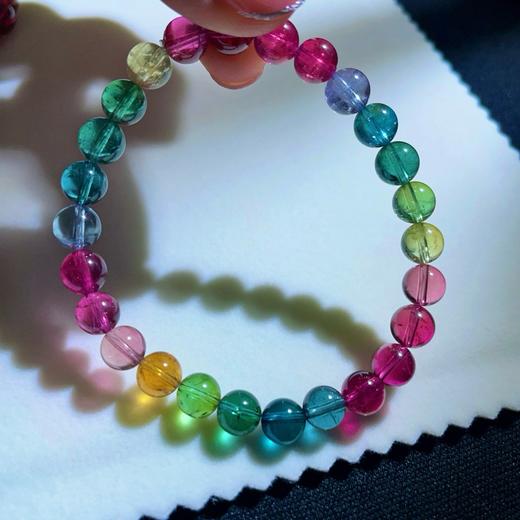 7mm单圈彩虹碧玺手串 商品图8