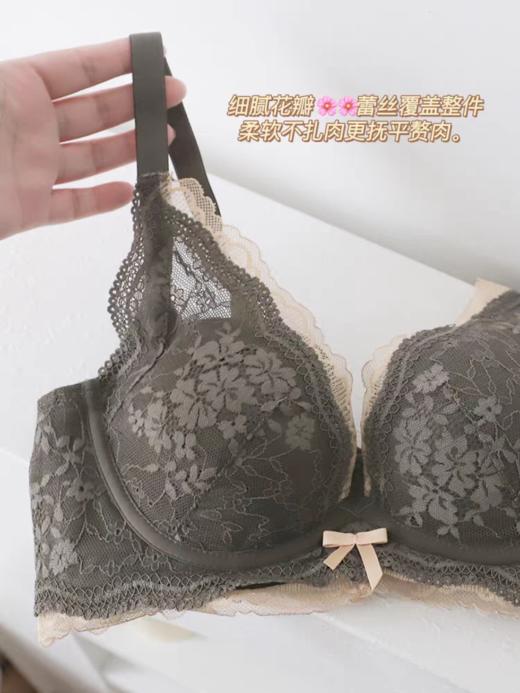好美腻❤️【 荒野小玫瑰 法式反重力蕾丝Bra】一托！二提！⁮三聚拢定型⁮😍 商品图7