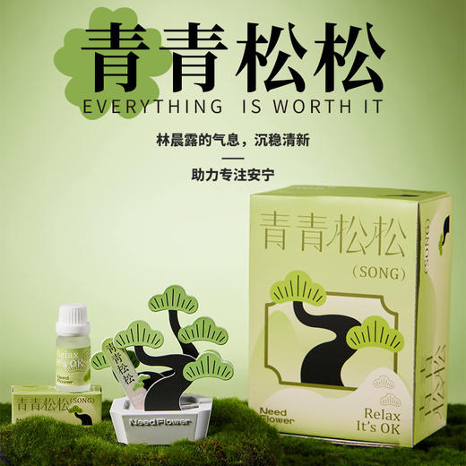 【中式香薰盆栽摆件】好运植达香薰石膏摆件挥发香薰精油教师节中秋节伴手礼礼盒礼品 商品图3