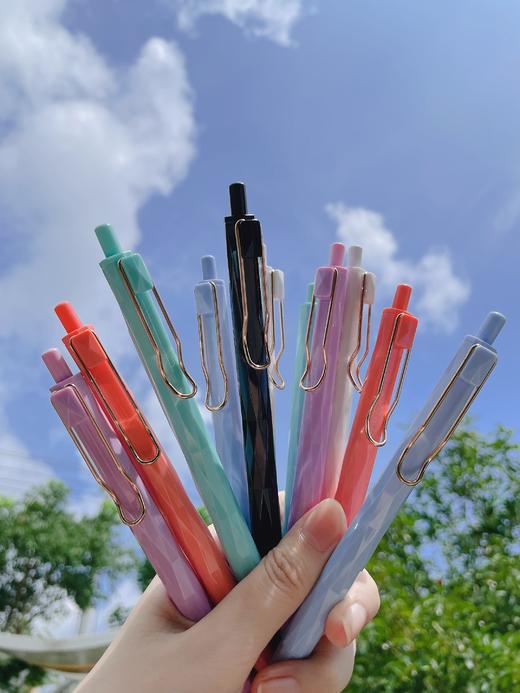 【开学季】匠心推荐‼ 贝发集团外观设计专利有颜值的实力派贝发Vanch按压式菱形镜面中性笔  0806 商品图3