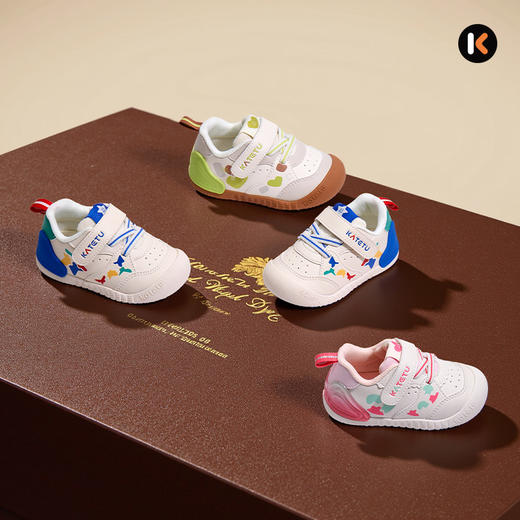 卡特兔宝宝学步鞋2025秋季宝宝鞋子防滑透气婴儿鞋幼儿园小白鞋 商品图1