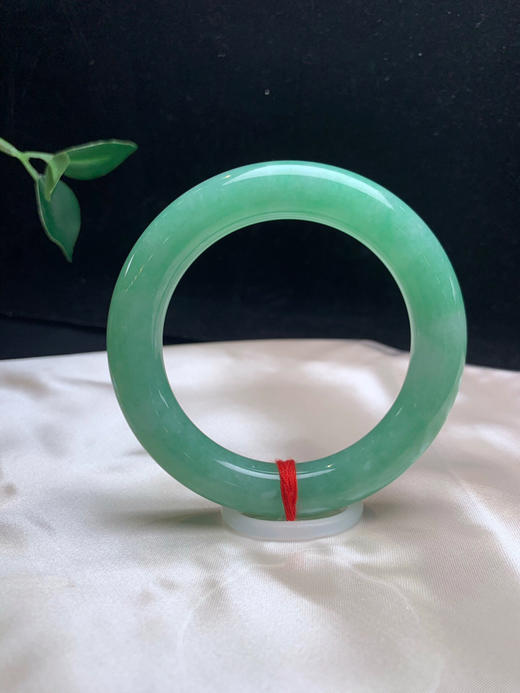 620677，56满果绿圆条，整圈带绿底，清新干净，底妆均匀 商品图0