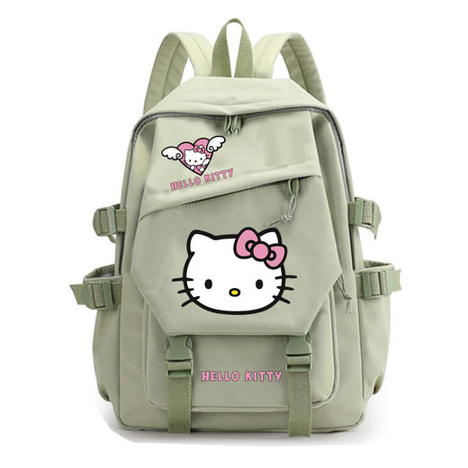 可爱凯蒂猫hellokitty印花印花书包小学生初中生休闲双肩包 商品图2