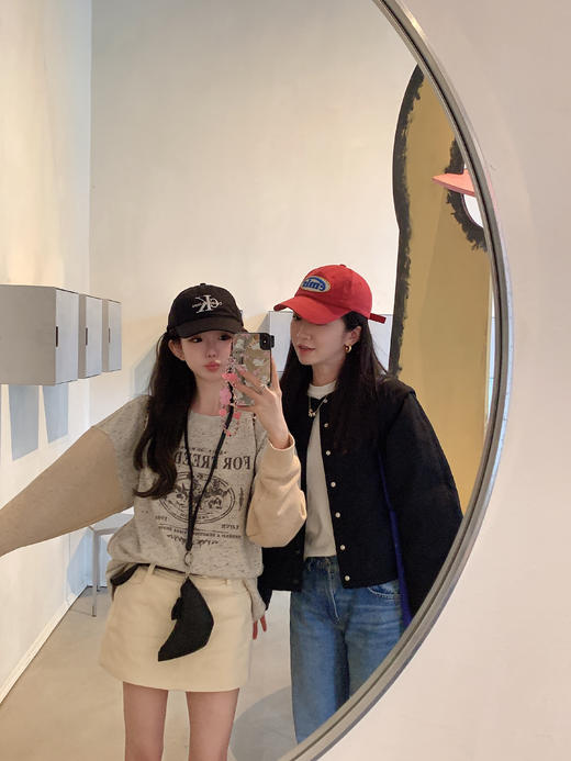 金蘑菇菇 少女百货店 早秋卫衣/百搭宽松减龄卫衣 商品图2