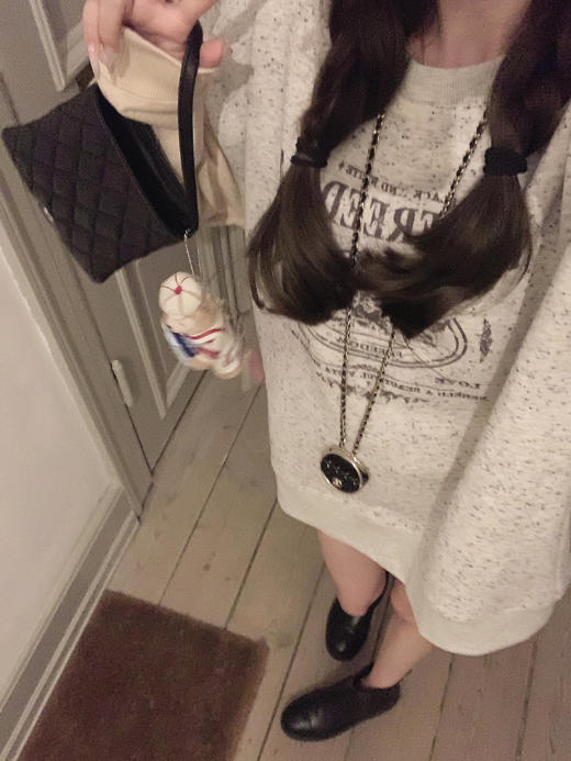 金蘑菇菇 少女百货店 早秋卫衣/百搭宽松减龄卫衣 商品图7