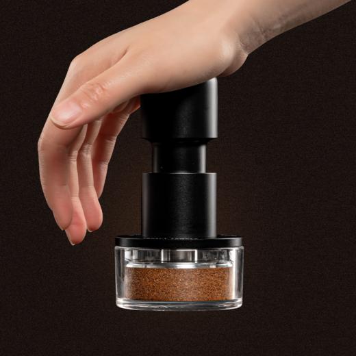 【新品】泰摩 寸拳冲击粉锤意式咖啡机手压粉锤58.4mm平底/螺纹底压粉器 省力回弹 商品图13