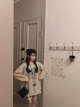 金蘑菇菇 少女百货店 早秋卫衣/百搭宽松减龄卫衣