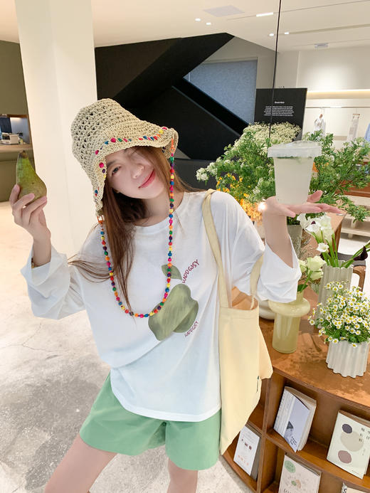 <曾小咸推荐>现货秒杀！卖完不补 ！微信打折价！百搭梨子圆领长袖 日常109.99 立减50 秒杀59.99！ 商品图8