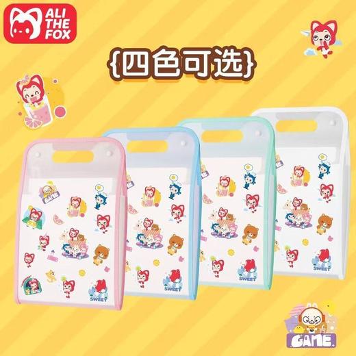 🌟开学季必备试卷收纳袋来啦‼🥳 送科目分类贴和阿狸贴纸！💥【阿狸 竖式手提风琴试卷收纳包】🤩有了这个收纳袋再也不用担心找不到试卷啦❗  商品图3