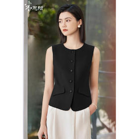 通勤马夹外套 2026春季时尚高级感极简显瘦百搭无袖马夹2644