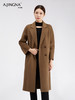 【商城同款】阿菁娜高智羊绒翻驳领双排扣大衣F30D211088 商品缩略图1