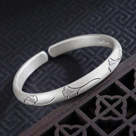 【杏运时光】子佩集S999手工银手镯原创设计【55071254】2506