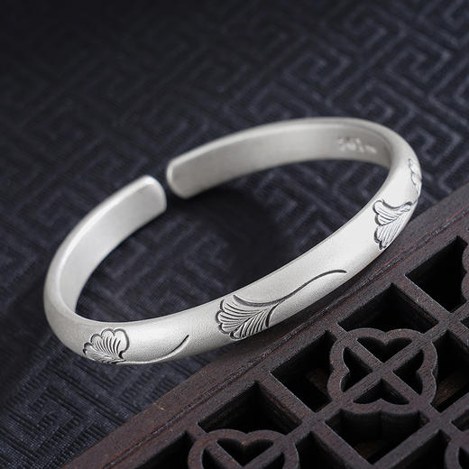 【杏运时光】子佩集S999手工银手镯原创设计【55071254】2506 商品图8